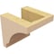 Ekena Millwork 4"W x 4"D x 4"H Wide Moab Rough Cedar Woodgrain TimberThane Corbel, Primed Tan CORUR04X04X04MOARCPR - alternate 2